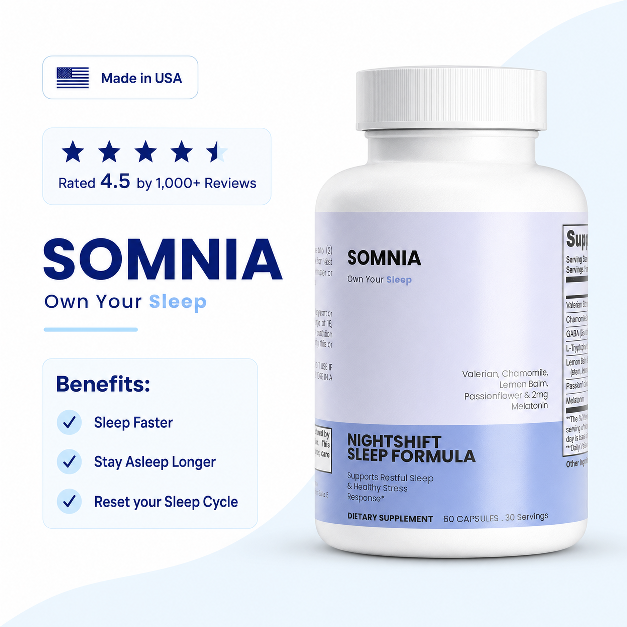 Nightshift Sleep Formula