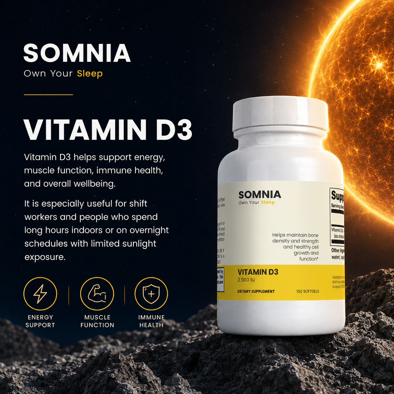Vitamin D3 2,000 IU